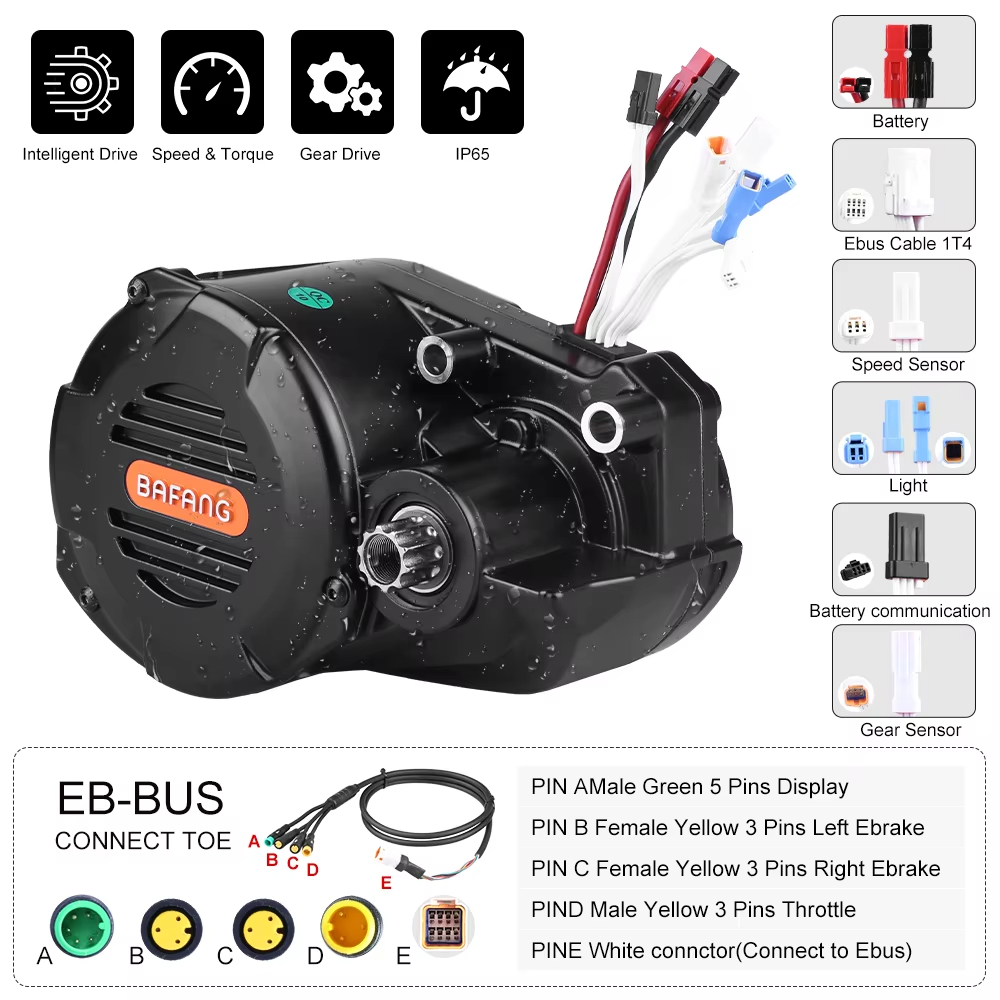 Ebike Bafang M620 G510 48/52V  - Mid Drive Motor Kit 52V 1000W recension och pris